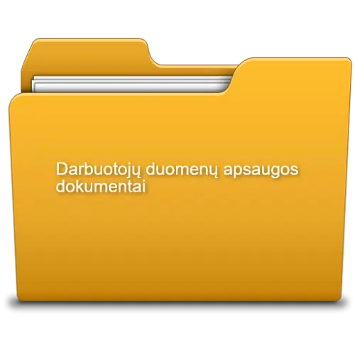 Darbuotojų duomenų apsaugos dokumentai