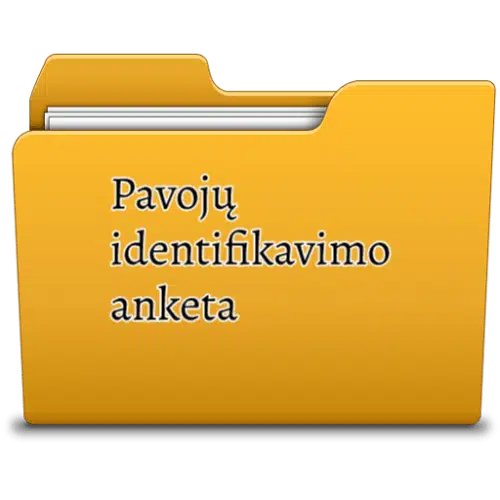 Žalų administratoriaus (-ės) pavojų identifikavimo anketa