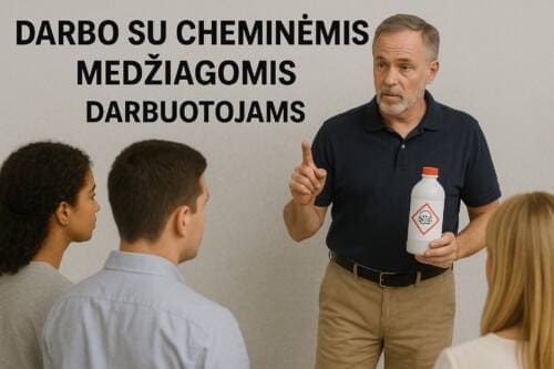 Darbo su cheminėmis medžiagomis mokymai darbuotojams